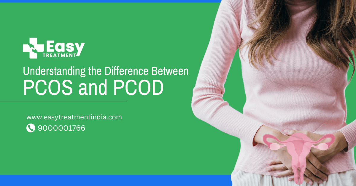 Illustration of a woman understanding PCOD and PCOS with healthy lifestyle tips